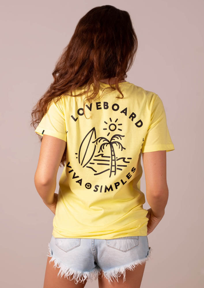 Camisetão amarelo viva simples - Loveboard